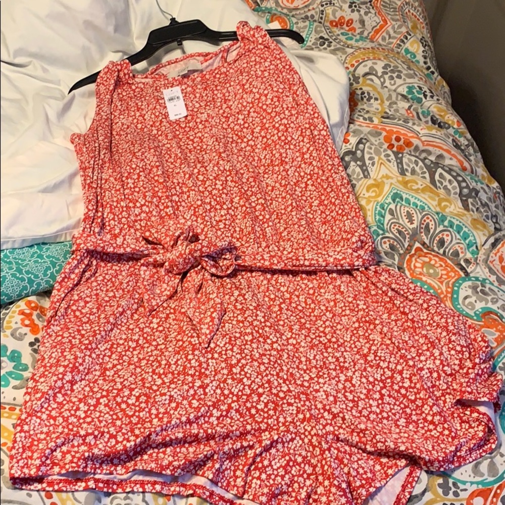 Loft Keyhole Romper NWT!